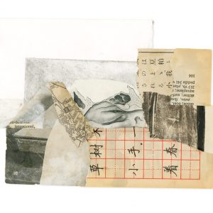 Collage of vintage ephemera by INgrid K Brooker